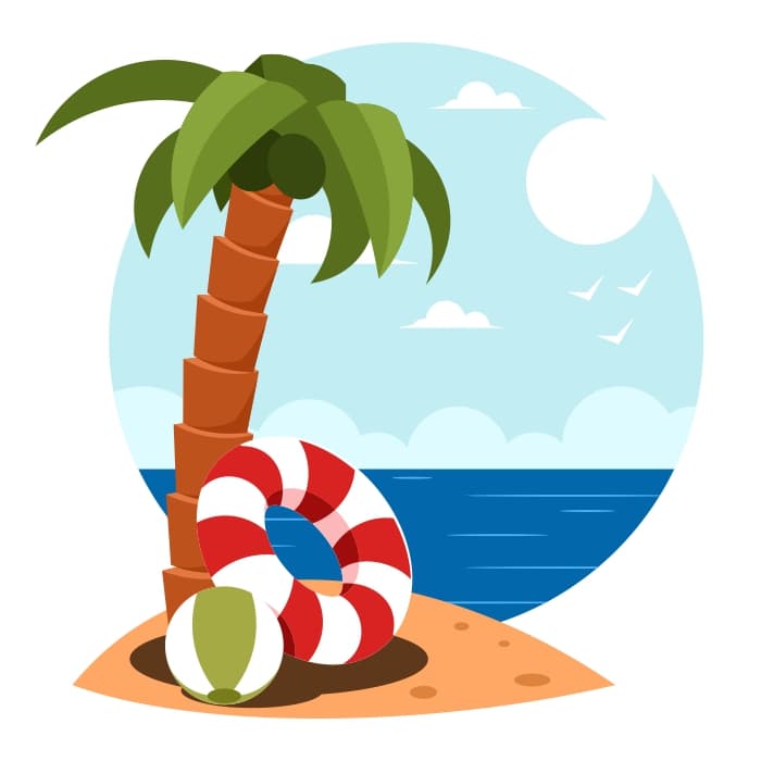 Tropical island
