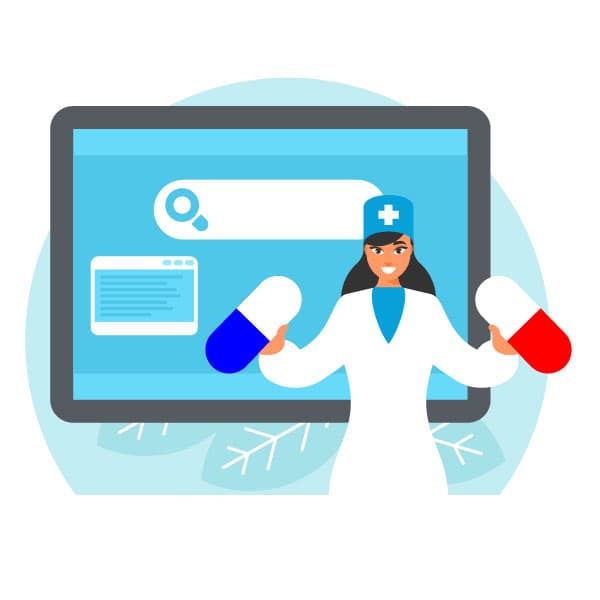 Medical research concept