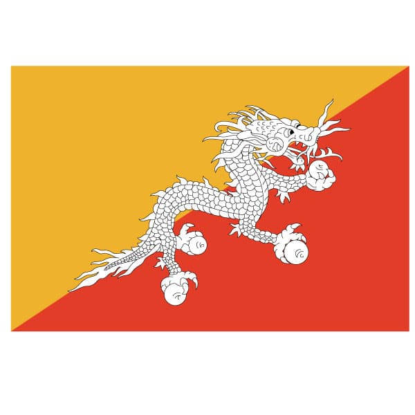 Flag of Bhutan