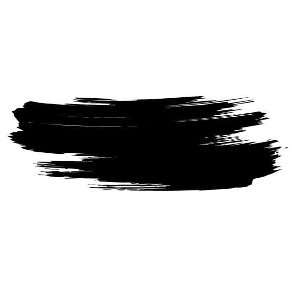 Black paint stroke