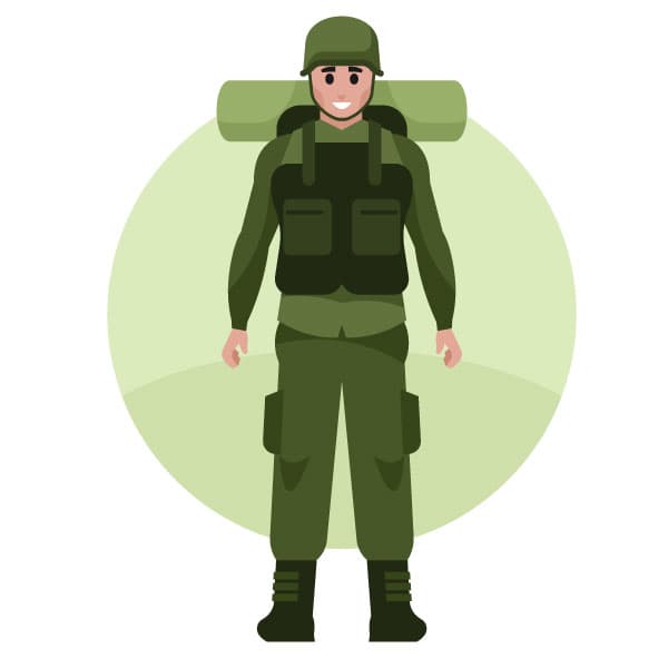 Paratrooper soldier