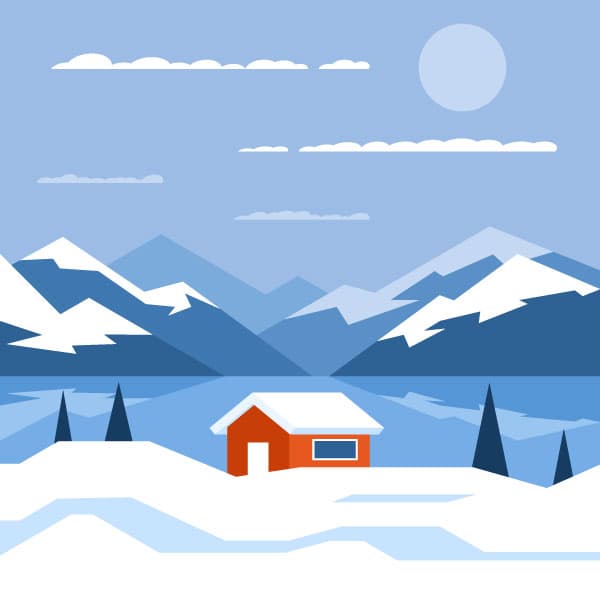 Cabin by the lake