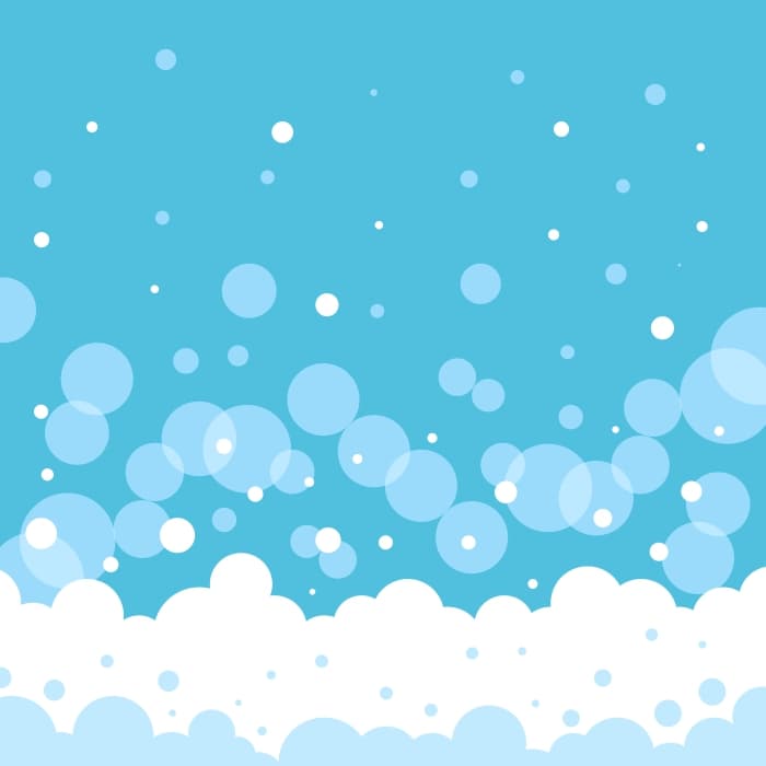 Soap bubbles background