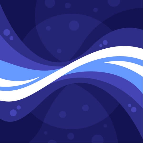 Abstract blue wavy background