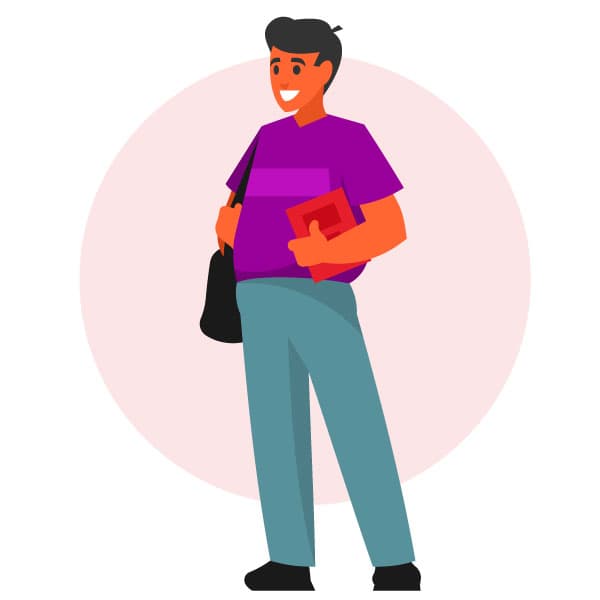Male student