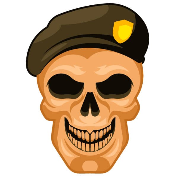 Colonel skull