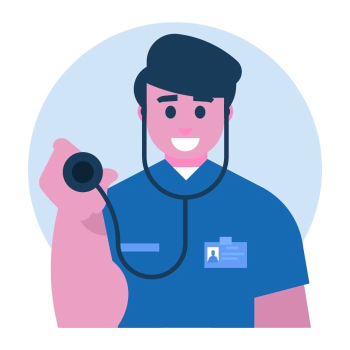Doctor with stethoscope