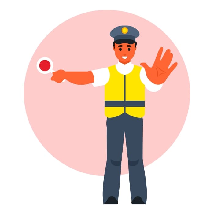 Traffic policeman