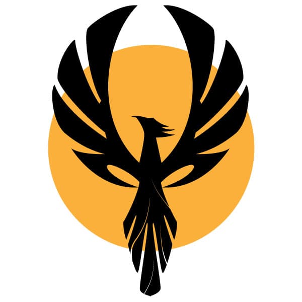 Phoenix bird silhouette