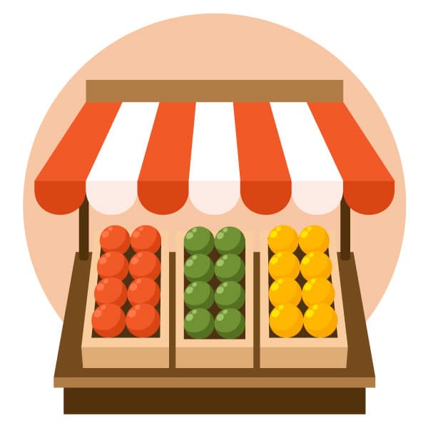 Fruit stall