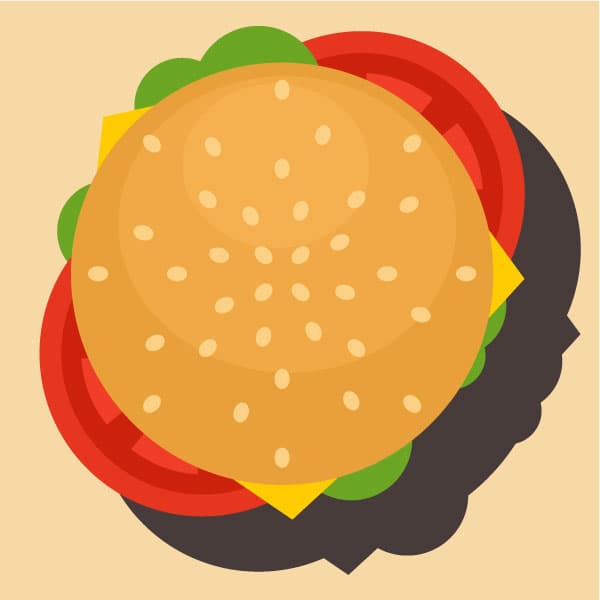 A burger