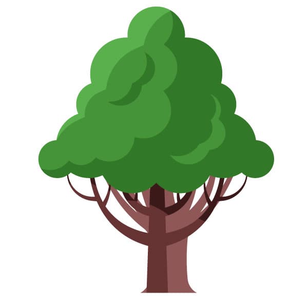 A green tree