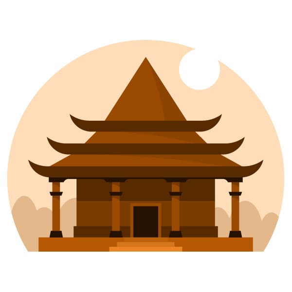 Casa tradicional en Japón