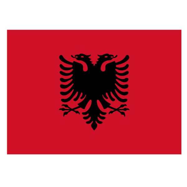 Republic of Albania national flag