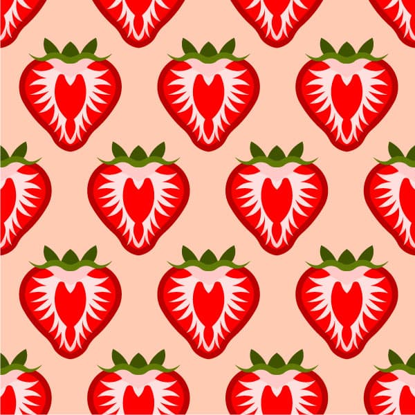 Strawberry pattern