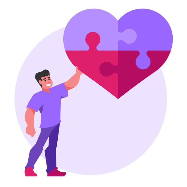 Rompecabezas del corazón